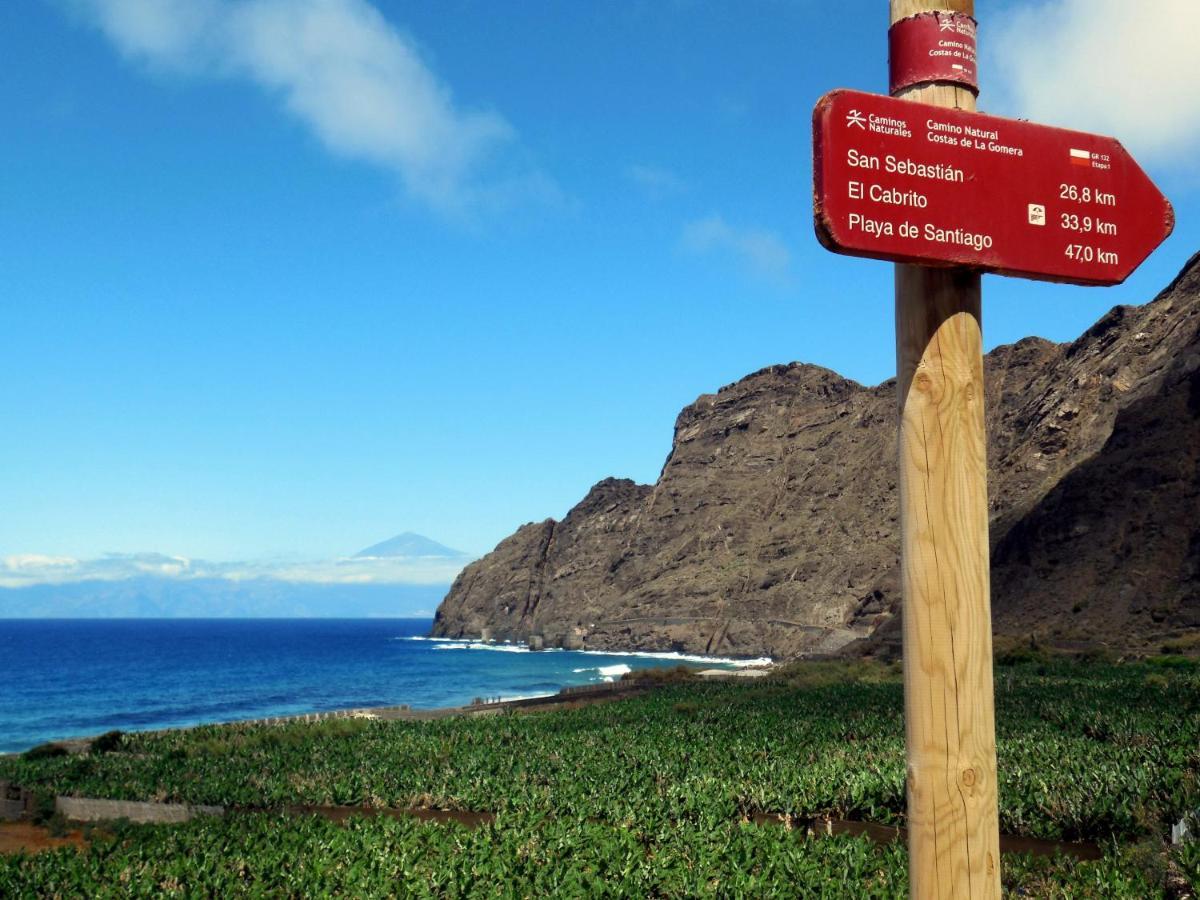Casa La Sabina Roja 1 - Casa Con Impresionantes Vistas Sobre Hermigua Y El Mar エクステリア 写真