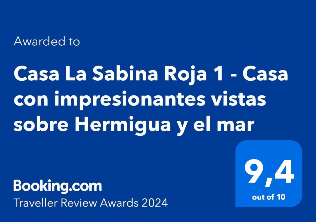 Casa La Sabina Roja 1 - Casa Con Impresionantes Vistas Sobre Hermigua Y El Mar エクステリア 写真
